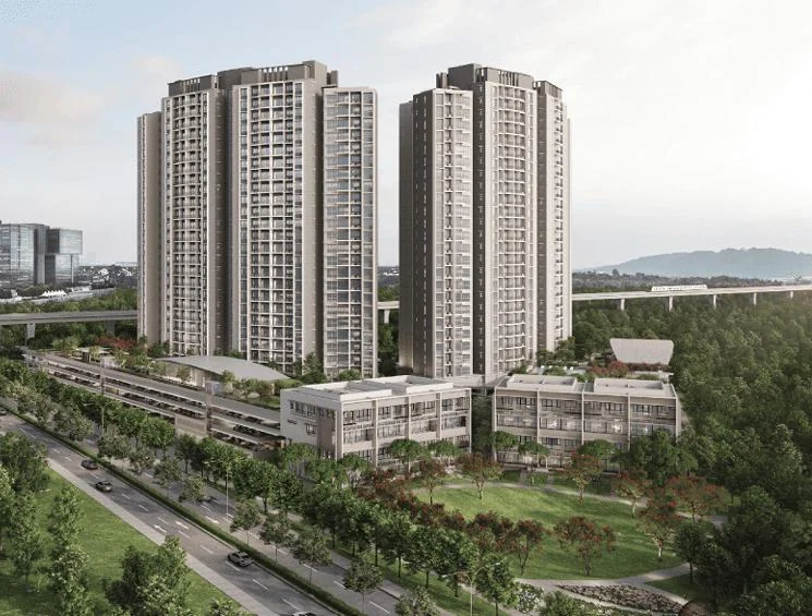 Artist impression of Linari Kwasa Damansara residential towers
